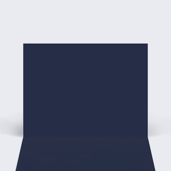 Marque-place anniversaire  Bulles Ocre Intérieur Gauche