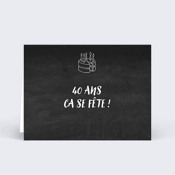 Marque-place anniversaire Étapes de vie Verso