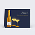 Marque-place Anniversaire Bulles Ocre