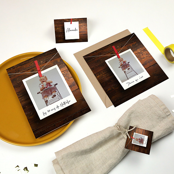 Marque-place anniversaire  Devine Après 1