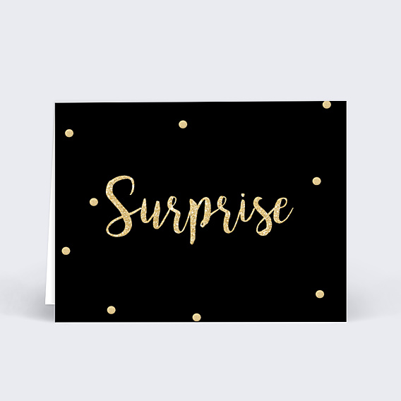 Marque-place Anniversaire  Surprise