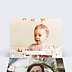 Marque-place anniversaire  Double Filet Intérieur Gauche