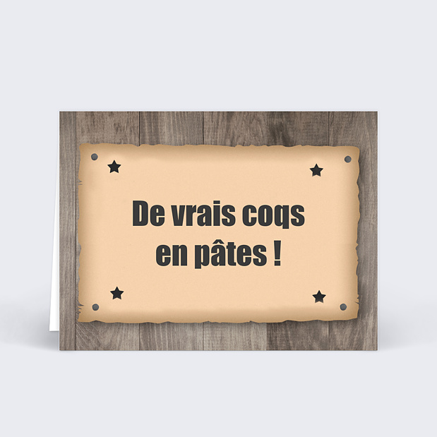 Marque-place Anniversaire Wanted Verso