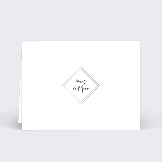 Marque-place Anniversaire  Charme Classique