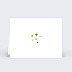 Marque-place baptême Golden Dots Verso