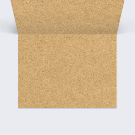 Marque-place baptême Dentelle kraft Intérieur Droit