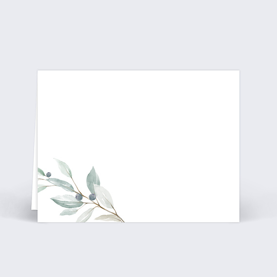 Marque-place baptême Couronne d’Oliviers Verso