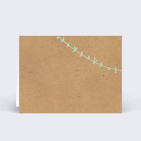 Marque-place baptême Promenade champêtre Verso