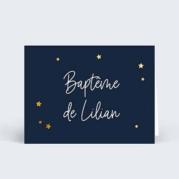 Marque-place Baptme toiles Marines