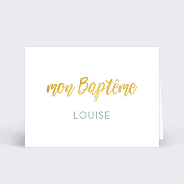 Marque-place Baptme Gold Dots