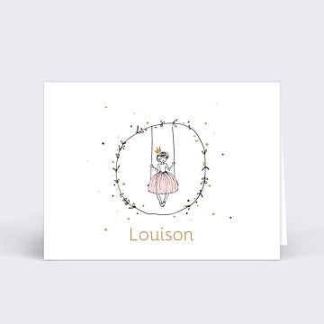 Marque-place Baptme Princesse balanoire