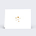 Marque-place Baptême Golden Dots
