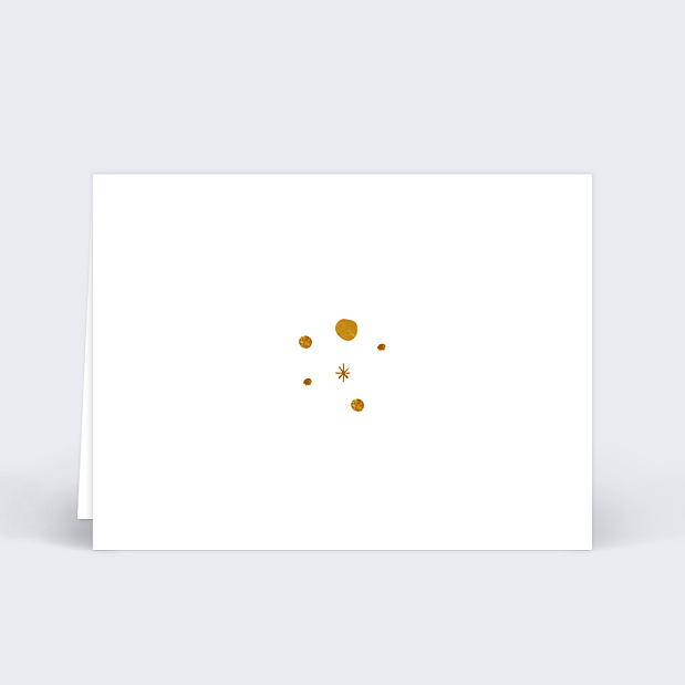 Marque-place Golden Dots Verso