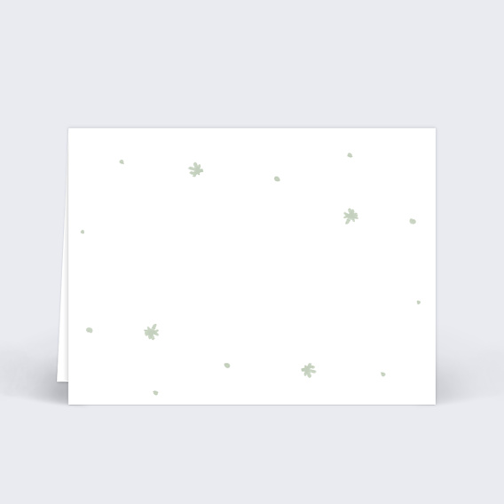 Marque-place baptême Jumeaux Colombe Verso