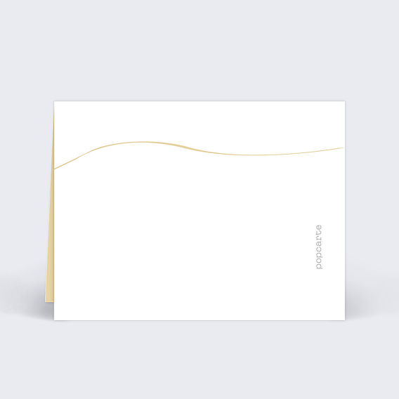 Marque-place baptême Lettres manuscrites Verso