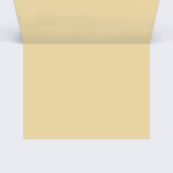 Marque-place baptême Lettres manuscrites Intérieur Droit