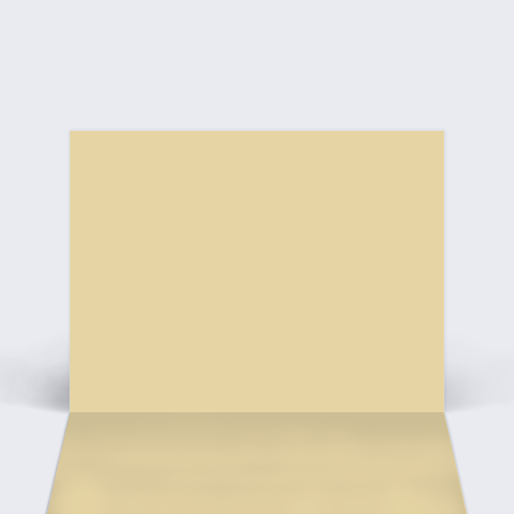 Marque-place baptême Lettres manuscrites Intérieur Gauche