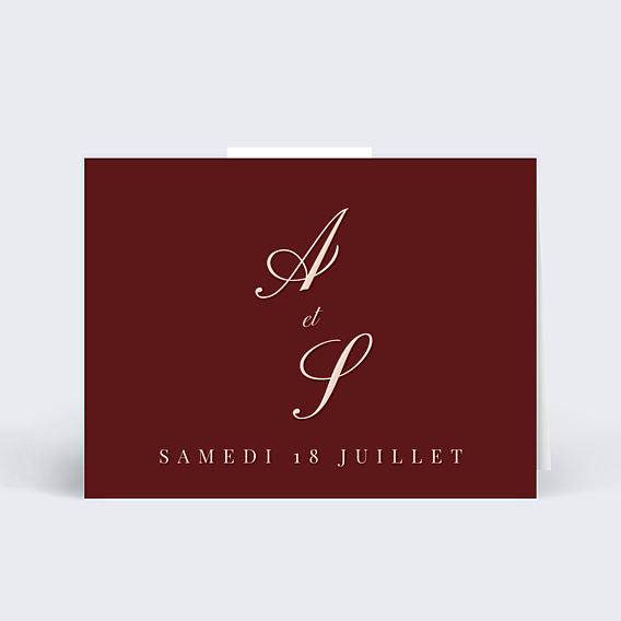 Marque-place Mariage Amour passionnel