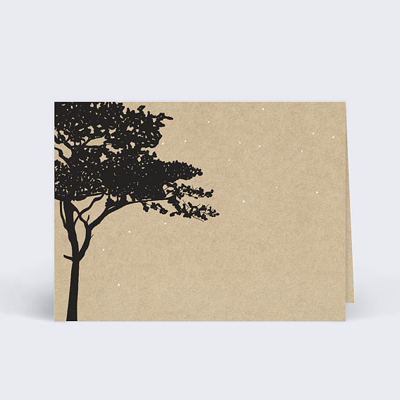 Marque-place mariage Arbre