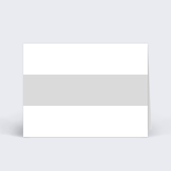 Marque-place mariage Bandeau gris
