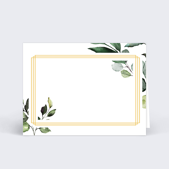 Marque-place mariage Cadre Eucalyptus