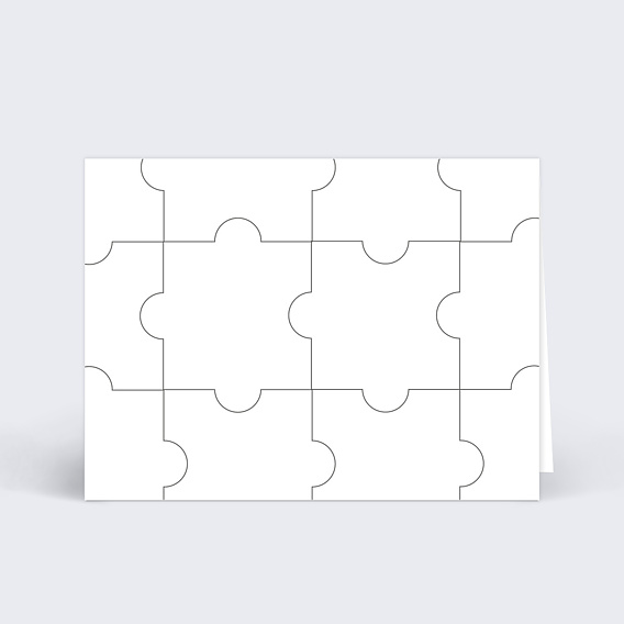 Marque-place mariage Puzzle