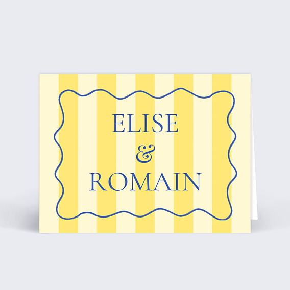 Marque-place mariage Riviera