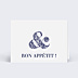 Marque-place Mariage Esperluette