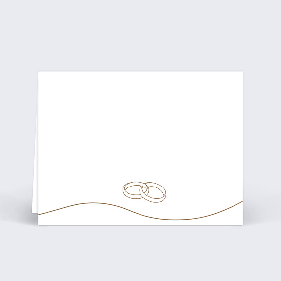 Marque-place mariage Célébration Verso