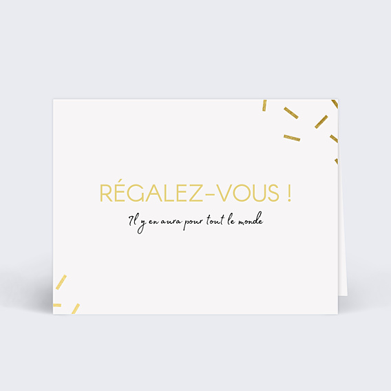 Marque-place Mariage Paillettes Chic