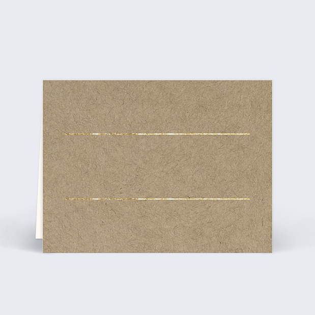 Marque-place Mariage Modern love Verso
