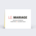 Marque-place mariage Affiche de Film Verso