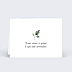 Marque-place mariage Cadre Eucalyptus Verso
