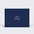 Marque-place mariage Chic Verso