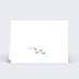 Marque-place mariage Couronne de Fleurs Verso