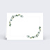 Marque-place mariage Couronne Eucalyptus Verso