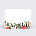 Marque-place mariage Wild Flowers Verso