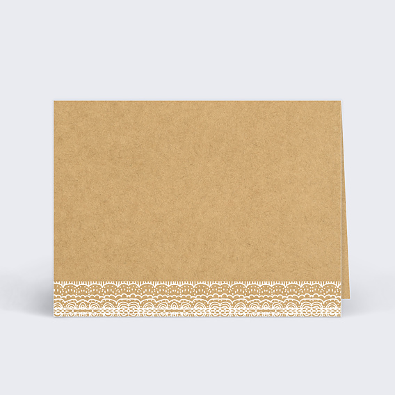 Marque-place mariage Fleurs des Champs Recto