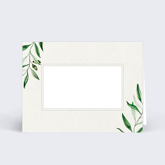 Marque-place Mariage Arche et Oliviers