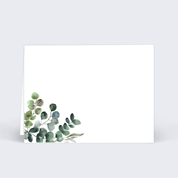 Marque-place Mariage Branche d'Eucalyptus