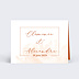 Marque-place mariage Été Indien