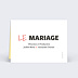 Marque-place mariage Affiche de Film Verso
