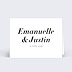 Marque-place Mariage Sobre & Jolie