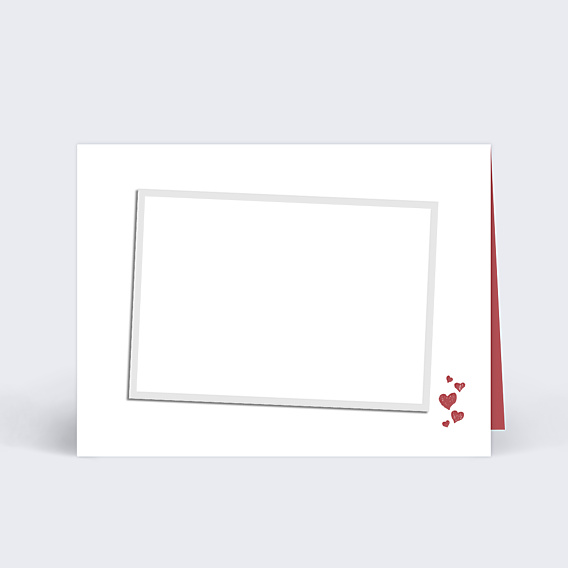 Marque-place Mariage Coeurs en fête
