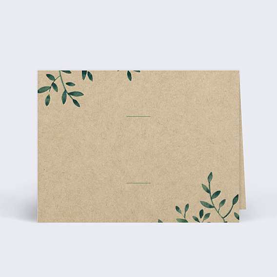 Marque-place Mariage Ombrage