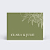 Marque-place Mariage Bloom floral