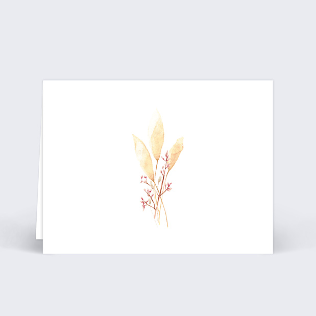 Marque-place Mariage Bohemia Verso