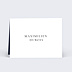 Marque-place Mariage Lettrines Botaniques