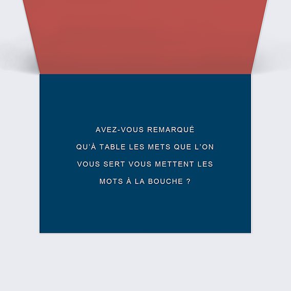Marque-place Mariage Velours