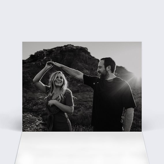 Marque-place mariage Sobre & Jolie Intérieur Gauche